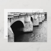 Carte Postale Pont sur la Seine (Devant / Derrière)