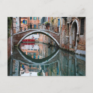 Carte Postale Pont sur le canal de Venise