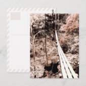 Carte Postale pont suspendu (Devant / Derrière)