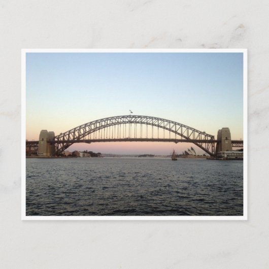 Carte Postale pont sydney sunset (Devant)