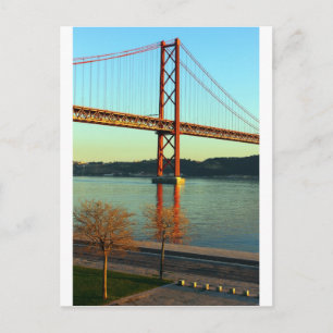 Carte Postale Pont Tagus, Lisbonne, Portugal