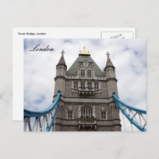 Carte Postale pont tour (Devant / Derrière)