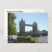 Carte Postale Pont Tower (Devant / Derrière)