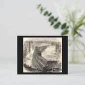 Carte Postale Pont Trestle sur le chemin de fer Pacifique (Debout devant)