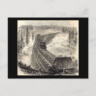Carte Postale Pont Trestle sur le chemin de fer Pacifique