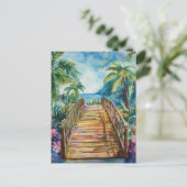 Carte Postale Pont Tropical (Debout devant)