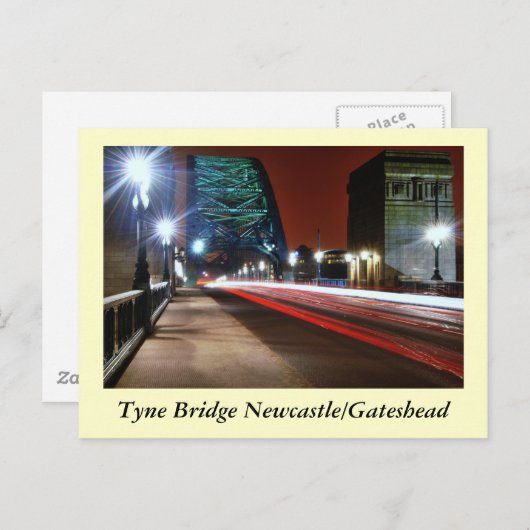 Carte Postale Pont Tyne (Devant / Derrière)