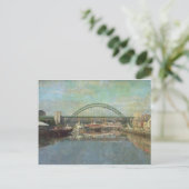 Carte Postale pont tyne (sépia) (Debout devant)