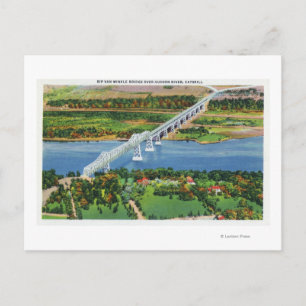 Carte Postale Pont Van Winkle au-dessus de la rivière Hudson