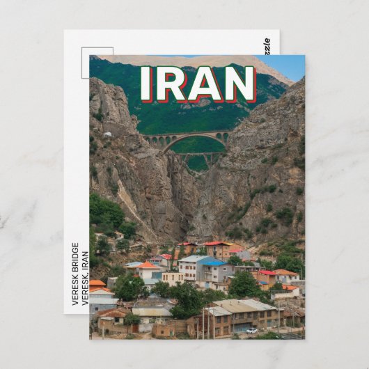 Carte Postale Pont Veresk En Iran (Devant / Derrière)