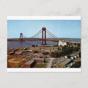 Carte Postale Pont Verrazano Narrows New York Vue Vintage