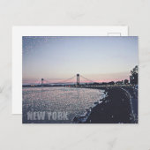 Carte Postale Pont Verrazano - NYC (Devant / Derrière)