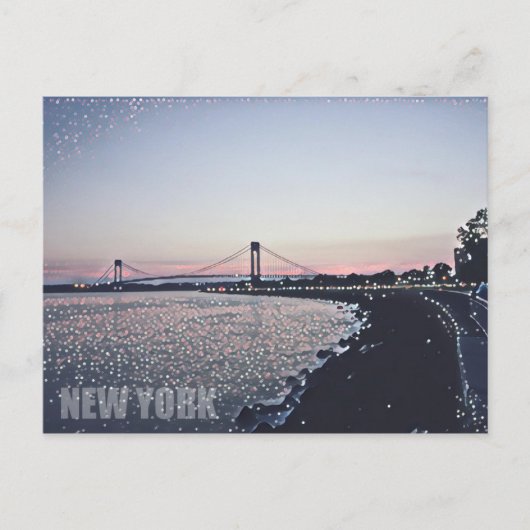 Carte Postale Pont Verrazano - NYC (Devant)