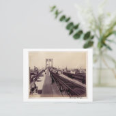 Carte Postale Pont vintage Brooklyn (Debout devant)