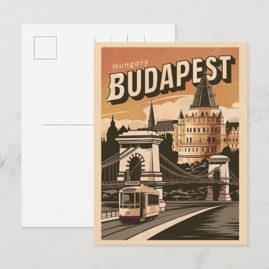 Carte Postale pont vintage elizabeth (Devant / Derrière)