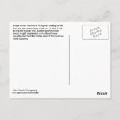 Carte Postale Pont Waegwan (Dos)