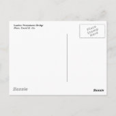 Carte Postale Pont Westminster (Dos)