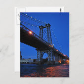 Carte Postale Pont Williamsburg (Devant / Derrière)