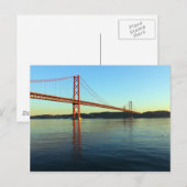 Carte Postale Ponte 25 de Abril, LIsboa, Portugal (Devant / Derrière)