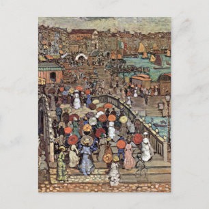 Carte Postale Ponte Della Paglia, Venise de Maurice Prendergast