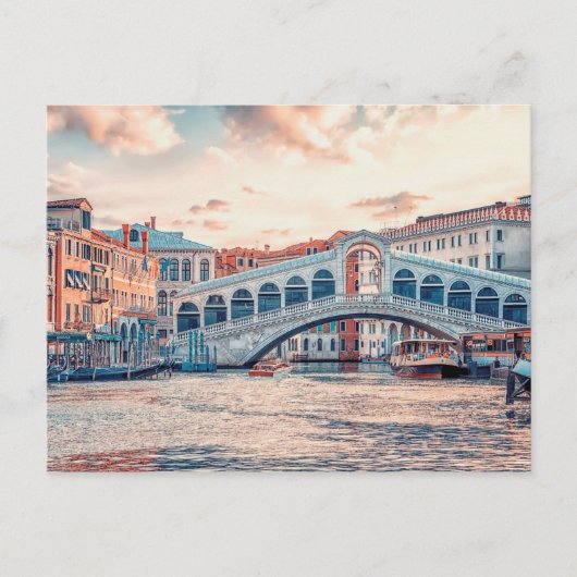 Carte Postale Ponte di Rialto (Devant)