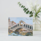 Carte Postale Ponte Rialto | Venise, Italie (Debout devant)