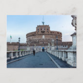 Carte Postale Ponte Sant'Angelo à l'aube - Rome Italie (Devant)