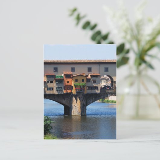 Carte postale Ponte Vecchio (Debout devant)