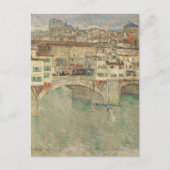 Carte Postale Ponte Vecchio | Childe Hassam (Devant)
