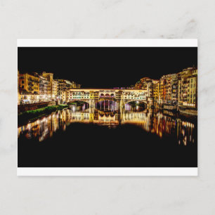 Carte Postale Ponte Vecchio de nuit