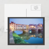 Carte Postale Ponte Vecchio Florence Italie (Devant / Derrière)