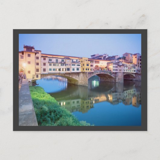 Carte Postale Ponte Vecchio Florence Italie (Devant)