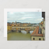 Carte Postale Ponte Vecchio - Florence, Italie (Devant / Derrière)