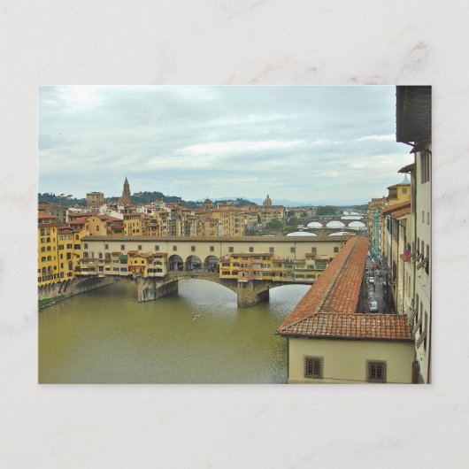Carte Postale Ponte Vecchio - Florence, Italie (Devant)