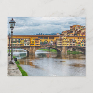 Carte Postale Ponte Vecchio, Florence, Italy Postcard