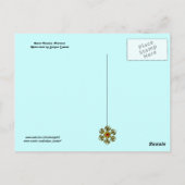 Carte Postale PONTE VECCHIO Florence par aquarelle de nuit (Dos)