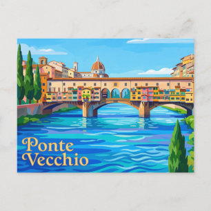 Carte Postale Ponte Vecchio Italie