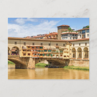 Carte Postale Ponte vecchio par jour, Florence ou Florence, Ital