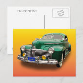 CARTE POSTALE PONTIAC 1941 (Devant / Derrière)