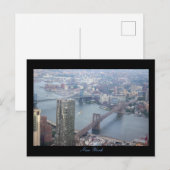 Carte Postale Ponts à New York (Devant / Derrière)