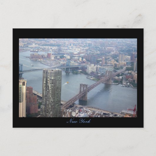 Carte Postale Ponts à New York (Devant)