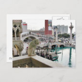 Carte Postale Ponts Canals Gondolas Las Vegas (Devant / Derrière)