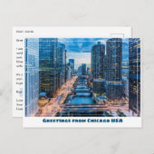 Carte Postale Ponts Chicago (Devant / Derrière)