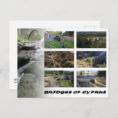 Carte Postale Ponts de Chypre (Devant / Derrière)