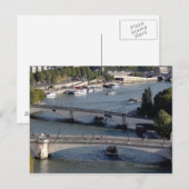 Carte Postale Ponts de Paris (Devant / Derrière)