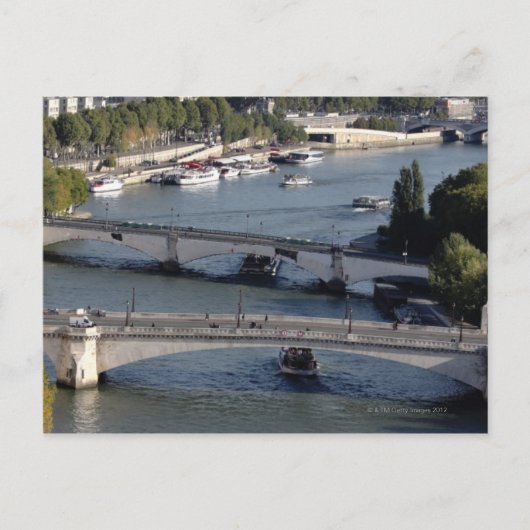 Carte Postale Ponts de Paris (Devant)