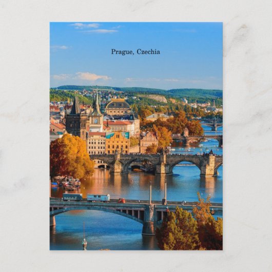 Carte Postale Ponts de Prague Czechia (Devant)