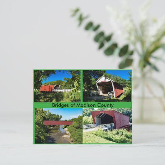 Carte Postale Ponts du comté de Madison (Debout devant)