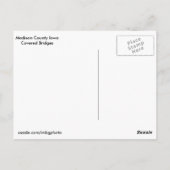 Carte Postale Ponts du comté de Madison (Dos)