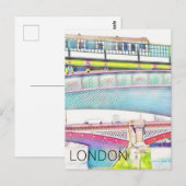 Carte Postale Ponts Londres (Devant / Derrière)